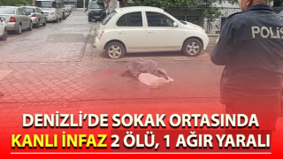 Sokak ortasında kanlı infaz: 2 ölü, 1 ağır yaralı