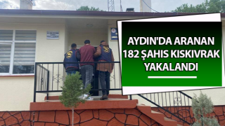 Aydın'da 182 aranan şahıs yakalandı