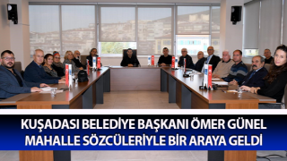 Başkan Günel, mahalle sözcüleriyle bir araya geldi