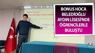 Bonus Hoca Beledioğlu öğrencilerle buluştu