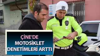 Çine'de motosiklet denetimleri arttı