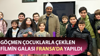 Göçmen çocuklarla çekilen filmin galası yapıldı