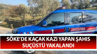 Kaçak kazı yaparken suçüstü yakalandı