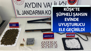 Köşk’te şüpheli şahsın evinde uyuşturucu ele geçirildi