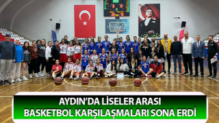 Liseler arası basketbol karşılaşmaları sona erdi