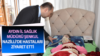 Sağlık Müdürü Şenkul, hastaları yalnız bırakmıyor