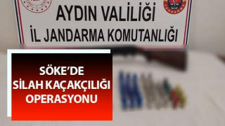 Söke’de silah kaçakçılığı operasyonu