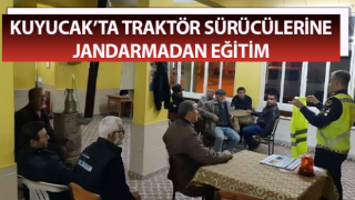 Traktör sürücülerine eğitim verildi