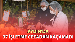 Aralık ayında 37 işletmeye ceza