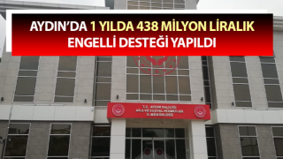 Aydın’da 1 yılda 438 milyon liralık engelli desteği