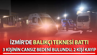 Balıkçı teknesi battı: 3 ölü, 2 kayıp