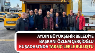 Başkan Çerçioğlu taksicilerle buluştu