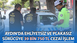 Ehliyetsiz ve plakasız motosiklet sürücüsü cezadan kaçamadı