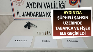 Şüpheli şahsın üzerinde tabanca ele geçirildi