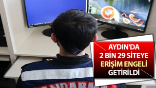 Aydın’da 2 bin 29 siteye erişim engeli