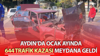 Aydın’da 644 trafik kazası meydana geldi