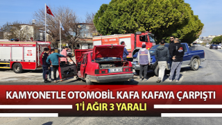 Aydın’da trafik kazası: 1'i ağır 3 yaralı
