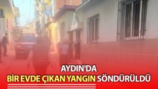 Çeştepe’de ev yangını