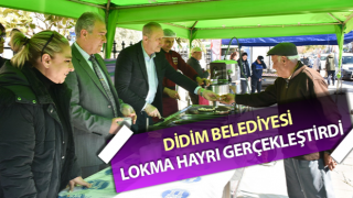 Didim Belediyesi’nden lokma hayrı