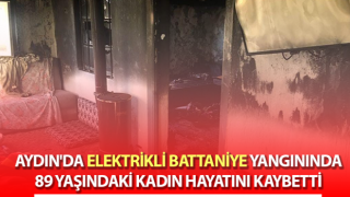 Elektrikli battaniyeden çıkan yangında hayatını kaybetti