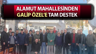 Galip Özel’e tam destek