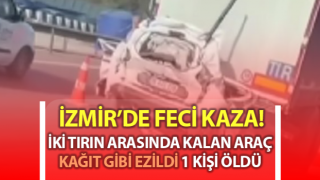 İzmir’de trafik kazası: 1 öldü