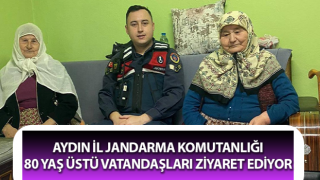 Jandarma yaşlı çınarları unutmuyor