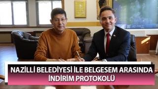 Nazilli Belediyesi ile Belgesem arasında indirim protokolü