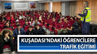 Öğrencilere trafik eğitimi verildi