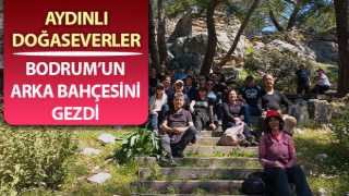 Doğaseverler, Bodrum’un arka bahçesini gezdi