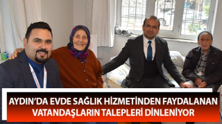 Evde sağlık hizmetinden faydalanan vatandaşların talepleri dinleniyor