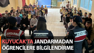 Jandarma ekiplerinden öğrencilere bilgilendirme