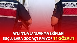 Jandarma suçlulara göz açtırmıyor: 11 gözaltı
