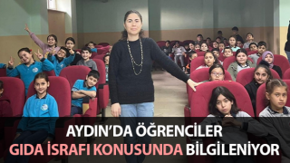 Öğrenciler gıda israfı konusunda bilgileniyor