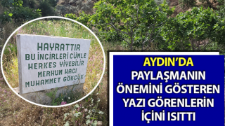 Paylaşmanın önemini gösteren yazı görenlerin içini ısıttı