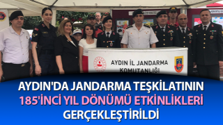 Aydın'da jandarma teşkilatının 185'inci yıl dönümü etkinlikleri gerçekleştirildi