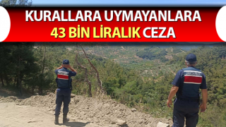 Aydın’da kurallara uymayan 21 şahsa ceza