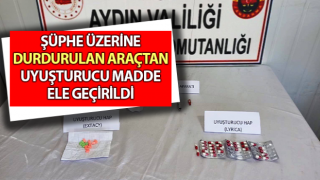 Durdurulan araçtan uyuşturucu madde ele geçirildi