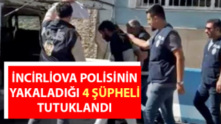 İncirliova polisinin yakaladığı 4 şüpheli tutuklandı