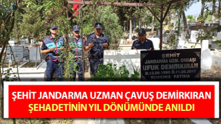 Şehit Jandarma Uzman Çavuş Demirkıran yıl dönümünde anıldı