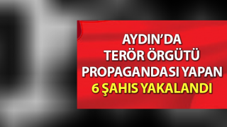 Terör örgütü propagandası yapan 6 şahıs yakalandı