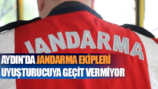 Aydın'da jandarma ekipleri uyuşturucuya geçit vermiyor