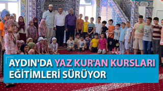 Aydın'da Yaz Kur'an Kursları eğitimleri sürüyor