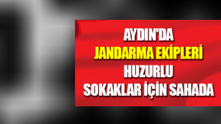 Jandarma huzurlu sokaklar için sahada