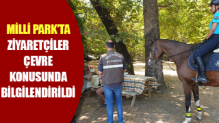 Milli Park’ta ziyaretçiler çevre konusunda bilgilendirildi