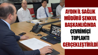 Müdür Şenkul başkanlığında çevrimiçi toplantı gerçekleştirildi