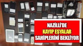 Nazilli'de kayıp eşyalar sahiplerini bekliyor