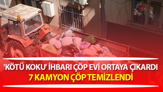 Nazilli’de 'Kötü koku' ihbarı çöp evi ortaya çıkardı