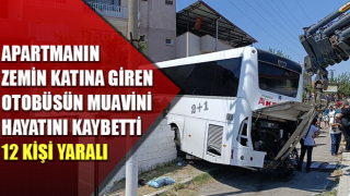 Otobüsün yoldan çıktığı kaza saniye saniye kaydedildi