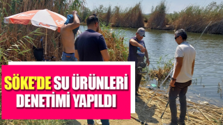 Söke'de su ürünleri denetimi yapıldı